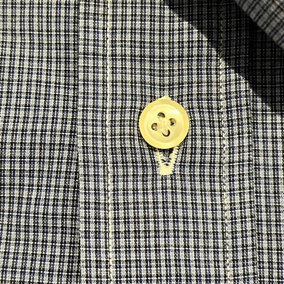 Ralph Lauren men’s Size XL Checkered Button Down Men’s Size 17 Shirt - Picture 6 of 11